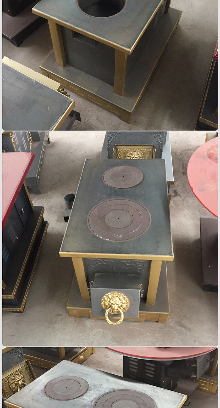 0.8米雙鍋位柴煤兩用小號藏爐—多功能家用取暖藏爐【爐具】焱森爐業(yè)